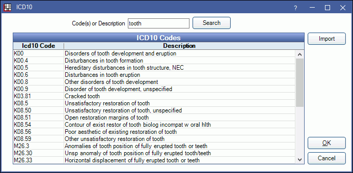 Procedure Codes Lookup Tabitomo