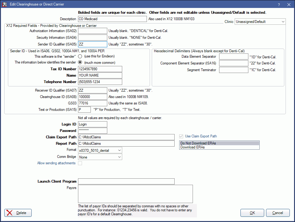 Open Dental Software Colorado Medicaid E Claims