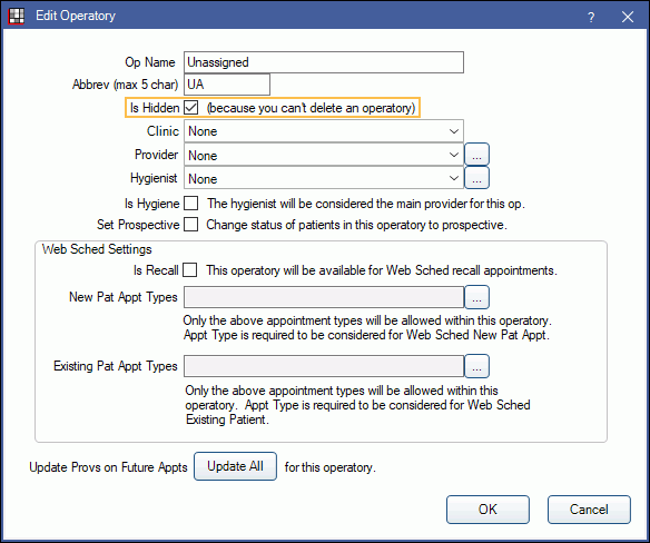 open dental user query