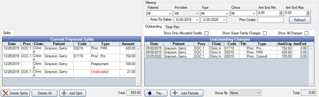 open dental credit card processing