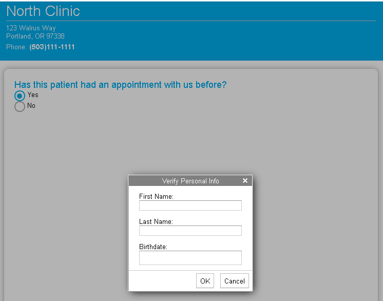 Open Dental Software Web Sched Existing Patient What Patient Sees